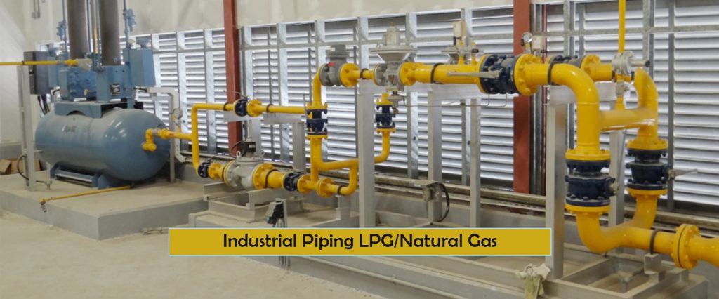 Industrial Piping LPG Natural Gas